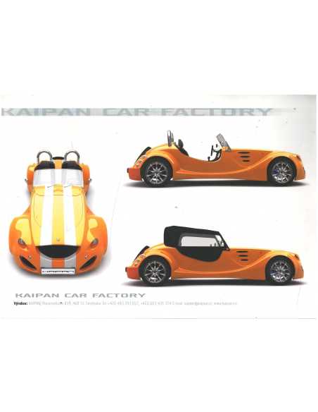 Dépliant Roadster KAIPAN 15 (Tchèque / Anglais) | KAIPAN 1 |