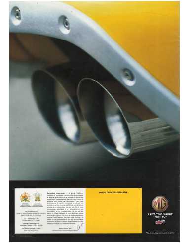 Catalogue Gamme MG (TF, ZT, ZT-T, ZS, et ZR) 2003 - Français | MG02 |