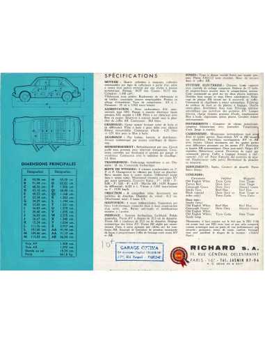Brochure / Dépliant MG 1100 (Français) | MG08 |