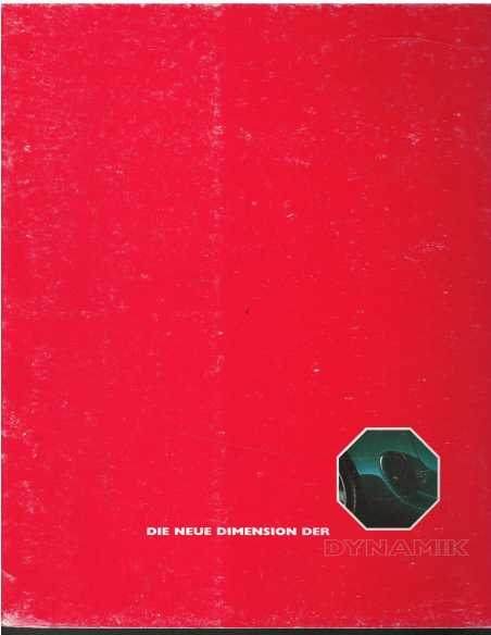 Brochure / Dépliant MGF 1995 - 1.8i DOHC-Mittelmotor (Allemand) | MG10 |