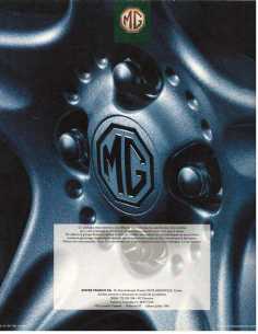 Brochure MGF 1.8i (Français) 07/1996 | MG12 | 2