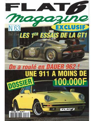Flat 6 Magazine N°63 - Mai 1996 | Flat6 N°63 |