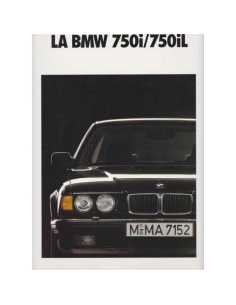 Brochure BMW 750i / 750iL E32 (Français) 02/1991 | BMW091 |