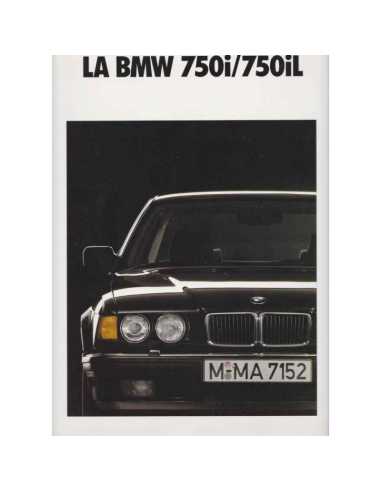 Brochure BMW 750i / 750iL E32 (Français) 02/1991 | BMW091 |