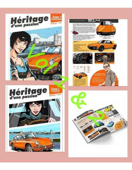 Héritage d'une passion, Porsche (Pack Vol.1 et Vol.2) De Gilles DESVALLOIS | Pack classic passion |