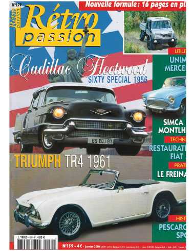 Retro passion N°159 - Dossier Cadillac Fleetwood & Triumph TR4 1961 | Retro passion N°159 |