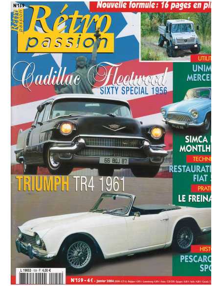 Retro passion N°159 - Dossier Cadillac Fleetwood & Triumph TR4 1961 | Retro passion N°159 |