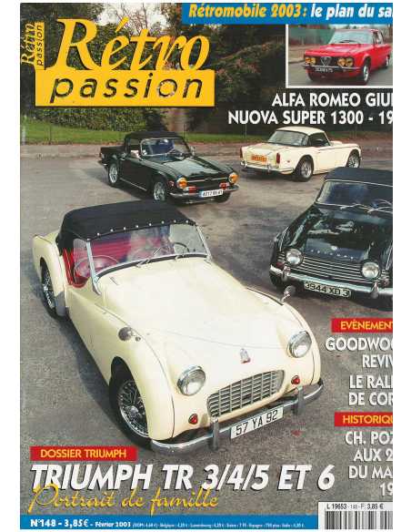 Retro passion N°159 - Dossier Triumph TR3/4/5 et 6 | Retro passion 159 |