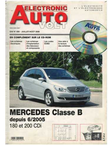 Revue Technique Electrique Mercedes Classe B depuis 06/2005 - 180 et 200 CDi | AUTO VOLT 856 |