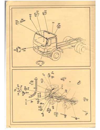 Mercedes Gamme Moyenne - Schéma-Fiche Electrique (Français) 1981 | Fiche Technique Mercedes Gamme |
