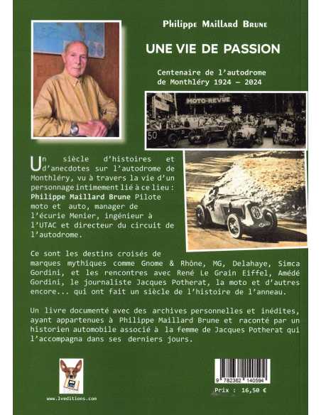 Philippe Maillard Brune, une vie de passion (Monthléry) De Pascal Pannetier Ed. le Voyageur | 9782362140594 |