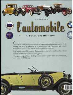 Grand Livre De L'Automobile - Des Origines Aux Annees 1940 | 9782355302237 | 2