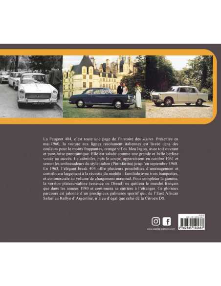 La Peugeot 404 de mon père De Dominique Pagneux Ed. SOPHIA | 9782385140687 |