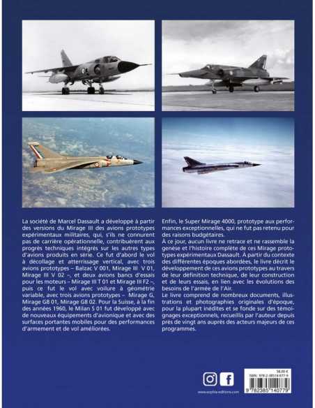 Prototypes expérimentaux Dassault 1960-1988 De Hervé BEAUMONT Ed. SOPHIA (2024) | 9782385140779 |