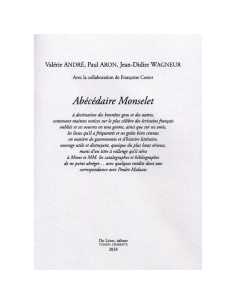 ABECEDAIRE MONSELET | 9782355481871 |