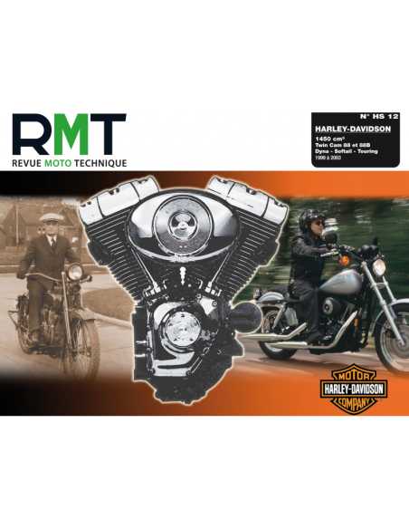 Revue Technique Moto HARLEY-DAVIDSON TWIN CAM 88 et 88B (1998-2003) | RMT HS12 |
