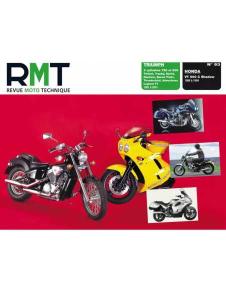 Revue Technique Moto HONDA VTC 600 SHADOW (1988-1994) | RMT 093 |
