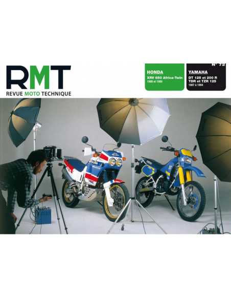 Revue Technique Moto YAMAHA 125 et 200 (1987-1994) | RMT 072 |