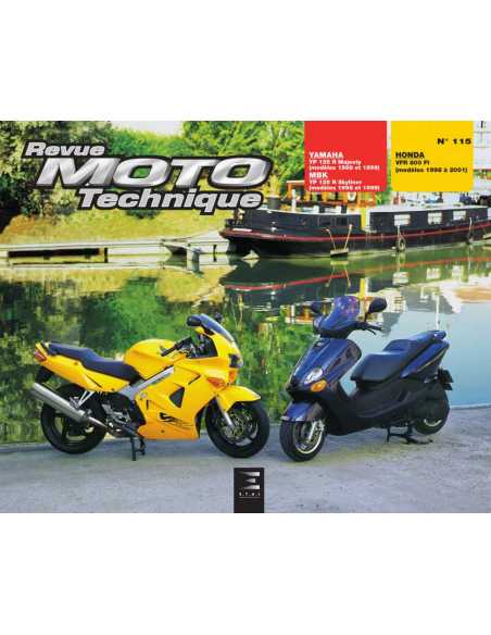 Revue Technique Moto YAMAHA YP 125 (1998-1999) | RMT 115 |
