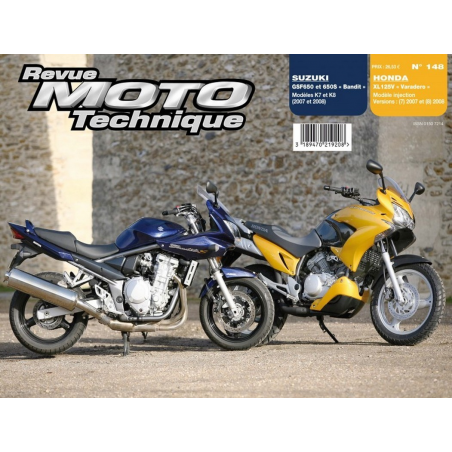 Revue Technique Moto SUZUKI GSF 650 Bandit (2007-2008) | RMT 148 |
