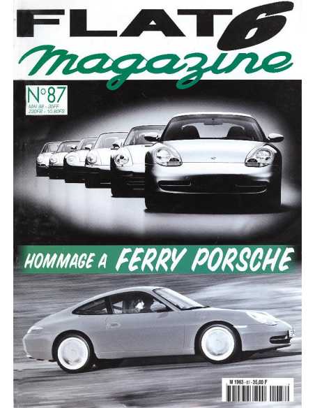 Flat 6 Magazine N°87 - Mai 1998 Hommage : Ferry Porsche | Flat6 N°87 |