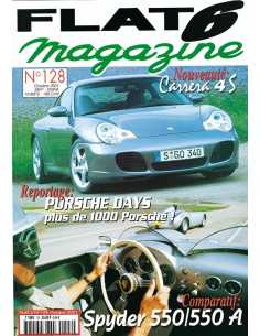 Flat 6 Magazine N°128 - Octobre 2001 Dossier: Porsche 993 Cabriolet 272 ch | Flat6 N°128 |