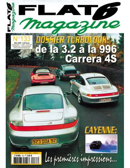 Flat 6 Magazine N°133 - Mars 2002 Dossier: Porsche 911 SC 3.1 | Flat6 N°133 |