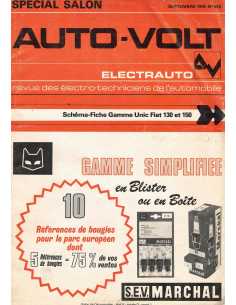 SCHEMA-FICHE AUTO-VOLT GAMME UNIC-FIAT 130 et 150 N° 514 09/1978 | Schéma Fiche 514 |