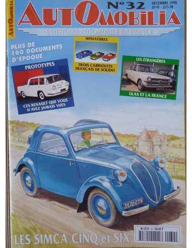 Magazine Automobilia N°32 - Décembre 1998 | Automobilia N°32 |