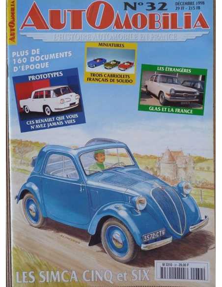 Magazine Automobilia N°32 - Décembre 1998 | Automobilia N°32 |