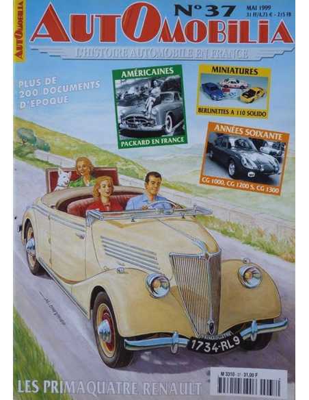 Magazine Automobilia N°37 - Mai 1999 | Automobilia N°37 |