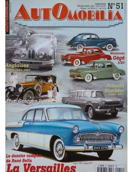 Magazine Automobilia N°51 - Juillet/Aout 2001 | Automobilia N°51 |