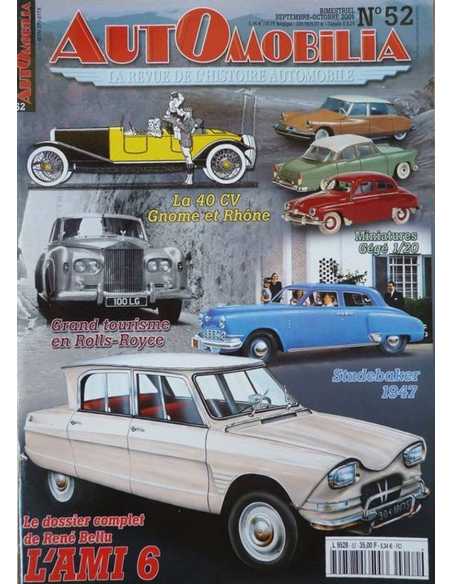 Magazine Automobilia N°52 - Septembre/Octobre 2001 | Automobilia N°52 |