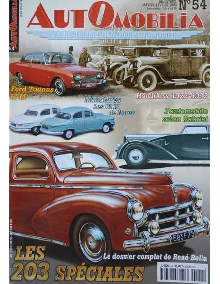 Magazine Automobilia N°54 - Janvier/Février 2002 | Automobilia N°54 |