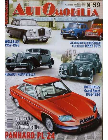Magazine Automobilia N°59 - Novembre/Décembre 2002 | Automobilia N°59 |
