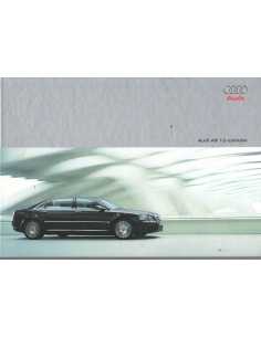 Brochure AUDI A8 12-Cylindre (Anglais) 2004 | AUDI99 |
