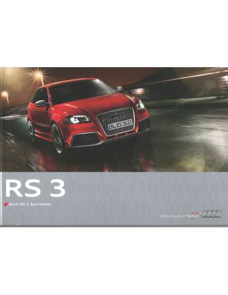 Brochure AUDI RS 3 Sportback (Français) 2010 | AUDI102 |