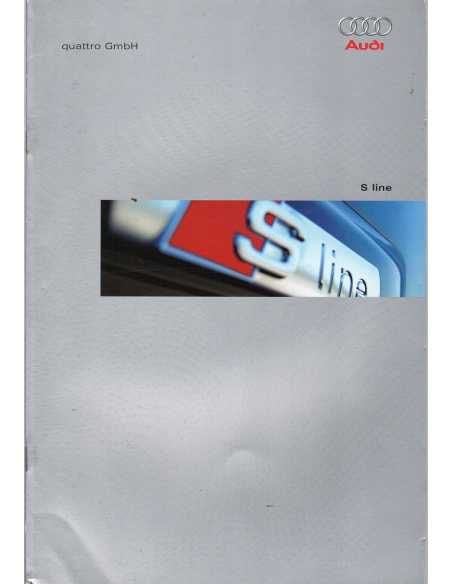 Brochure AUDI S-LINE (Anglais) 2003 | AUDI105 |
