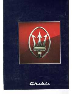 Catalogue MASERATI GHIBLI ( Français ) 1995 | MAS16 |