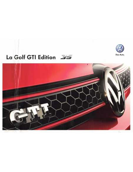 Catalogue Volkswagen GOLF 6 Edition 35 (Français) 2011 | VW38 |