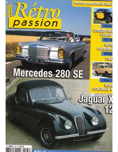 Retro passion N°195 - Dossier Mercedes 280 SE | Retro passion 195 |