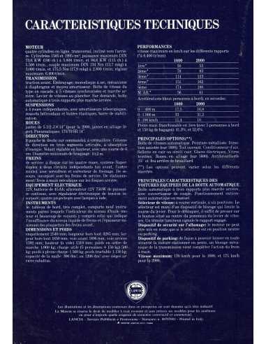 Catalogue LANCIA BETA HPE | LAN43 |