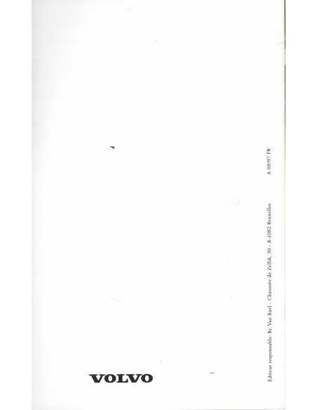 Catalogue VOLVO C70 (Français) 1997 | VOLVO01 |