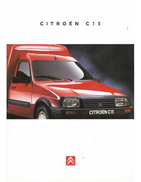 Brochure CITROEN C15 (Français) 09/1995 | CIT13 |