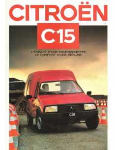 Dépliant CITROEN C15 D et E ( Français) 1986 | CIT15 |