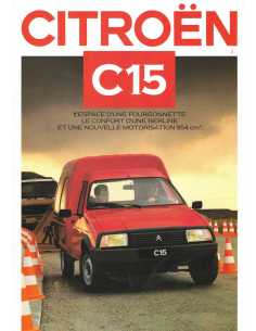 Dépliant CITROEN C15 Essence 954cm3 (Français) 1986 | cit17 |