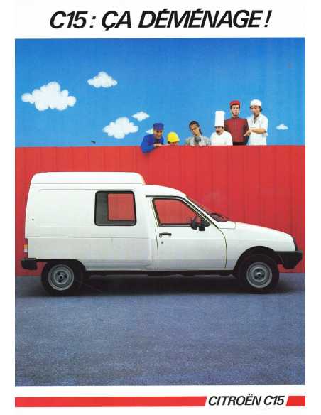 Dépliant CITROEN C15 E et D ( Français) 1984 | CIT19 |