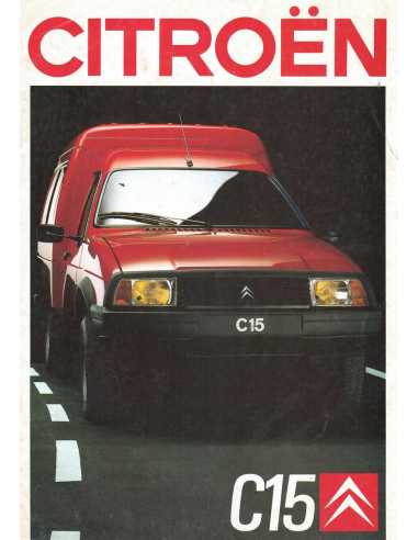 Brochure CITROEN C15 (Français) 10/1988 | CIT25 |