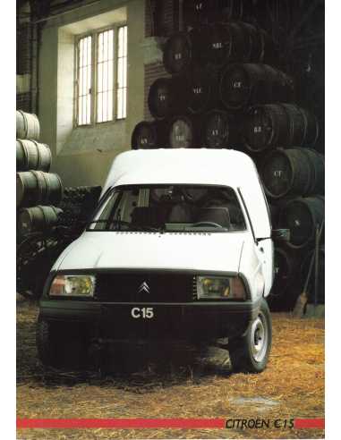 Dépliant CITROEN C15 E/D 6 et 7cv (Français) 1985 | CIT29 |
