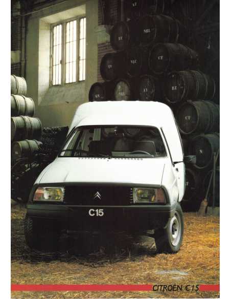 Dépliant CITROEN C15 E/D 6 et 7cv (Français) 1985 | CIT29 |